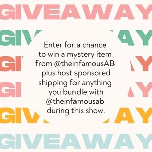 Giveaway + Host Sponsored Shipping From @theinfamousAB During 2/3 Show